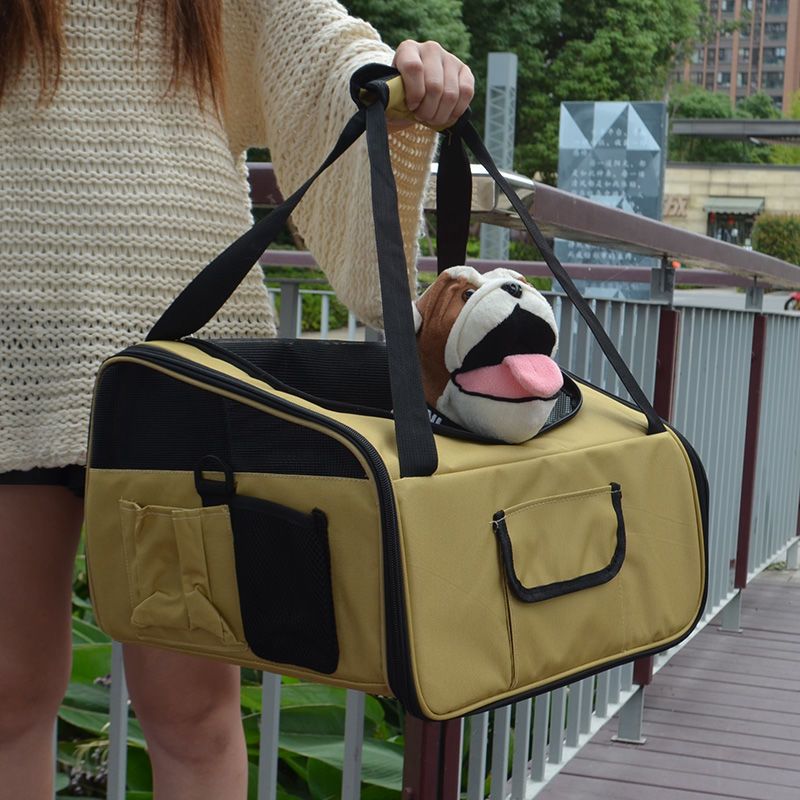 Portable Pet Backpack Diaper Travel Carry Bag