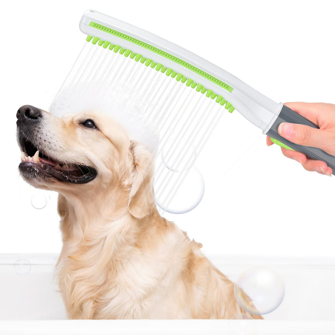 Pet Bathing Showerhead Brush With Massage Spray Tool