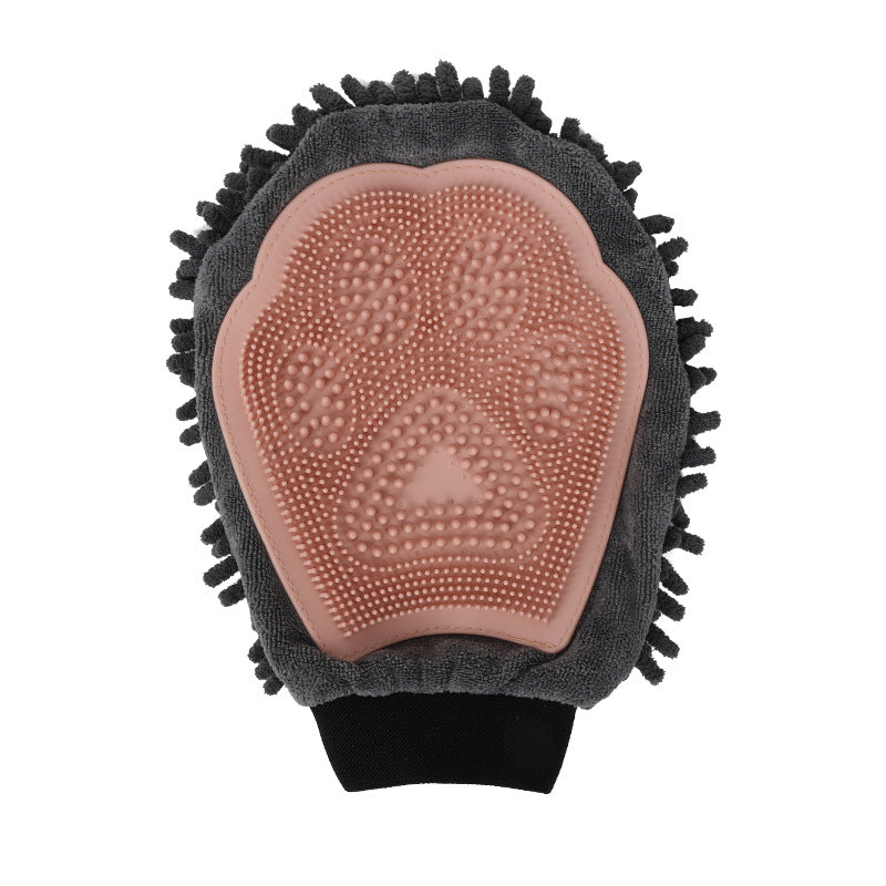 2 In 1 Grooming Massage Bath Cleaning Pet Brush Glove