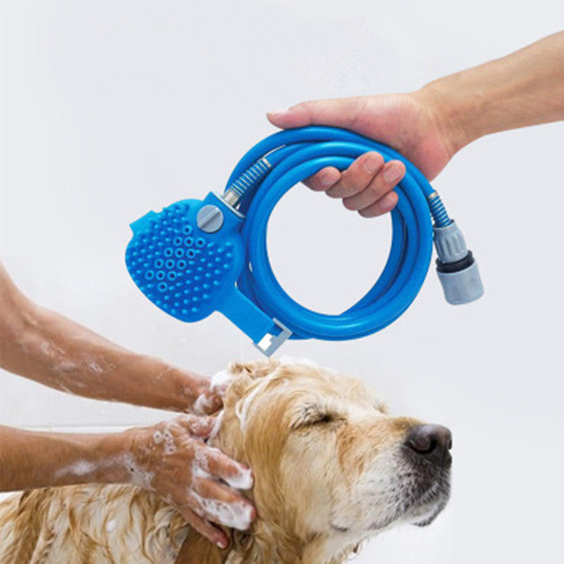 Pet Bathing Massage Shower Sprayer Cleaning Brush Tool