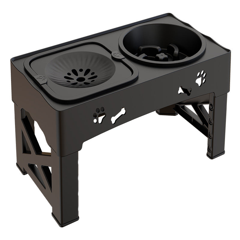 Stainless Steel Double Bowl Elevated Pet Feeder Stand