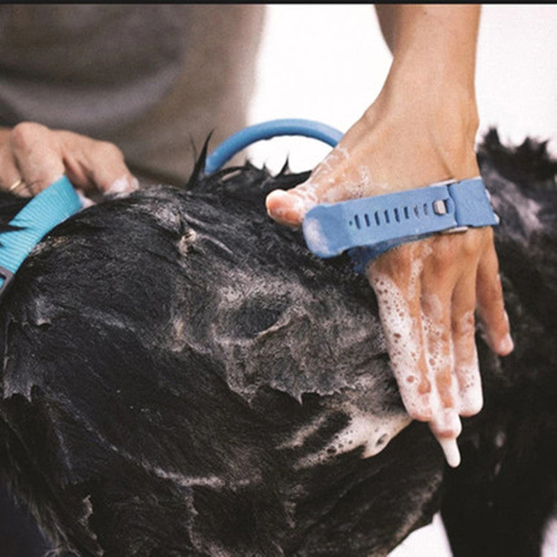Pet Bathing Massage Shower Sprayer Cleaning Brush Tool