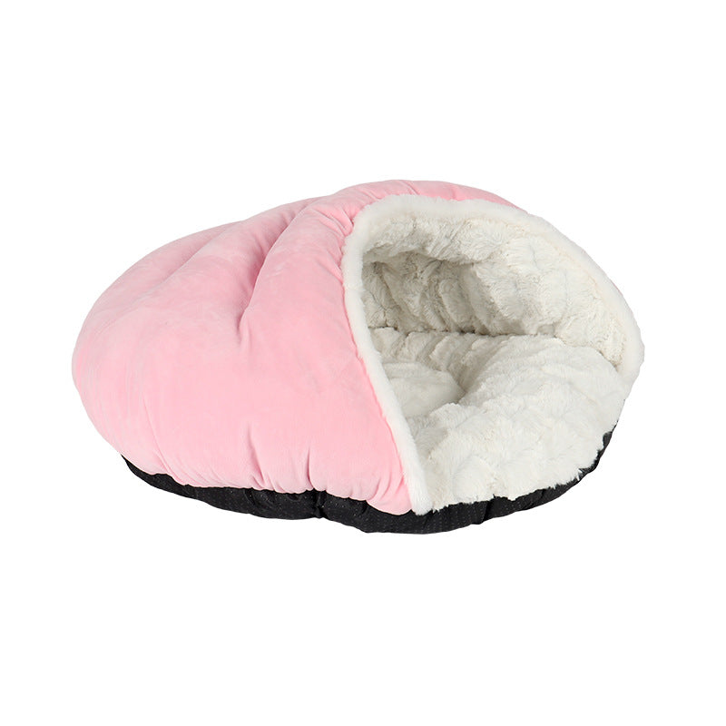 Semi Closed Slipper Style Pet Sleeping Nest