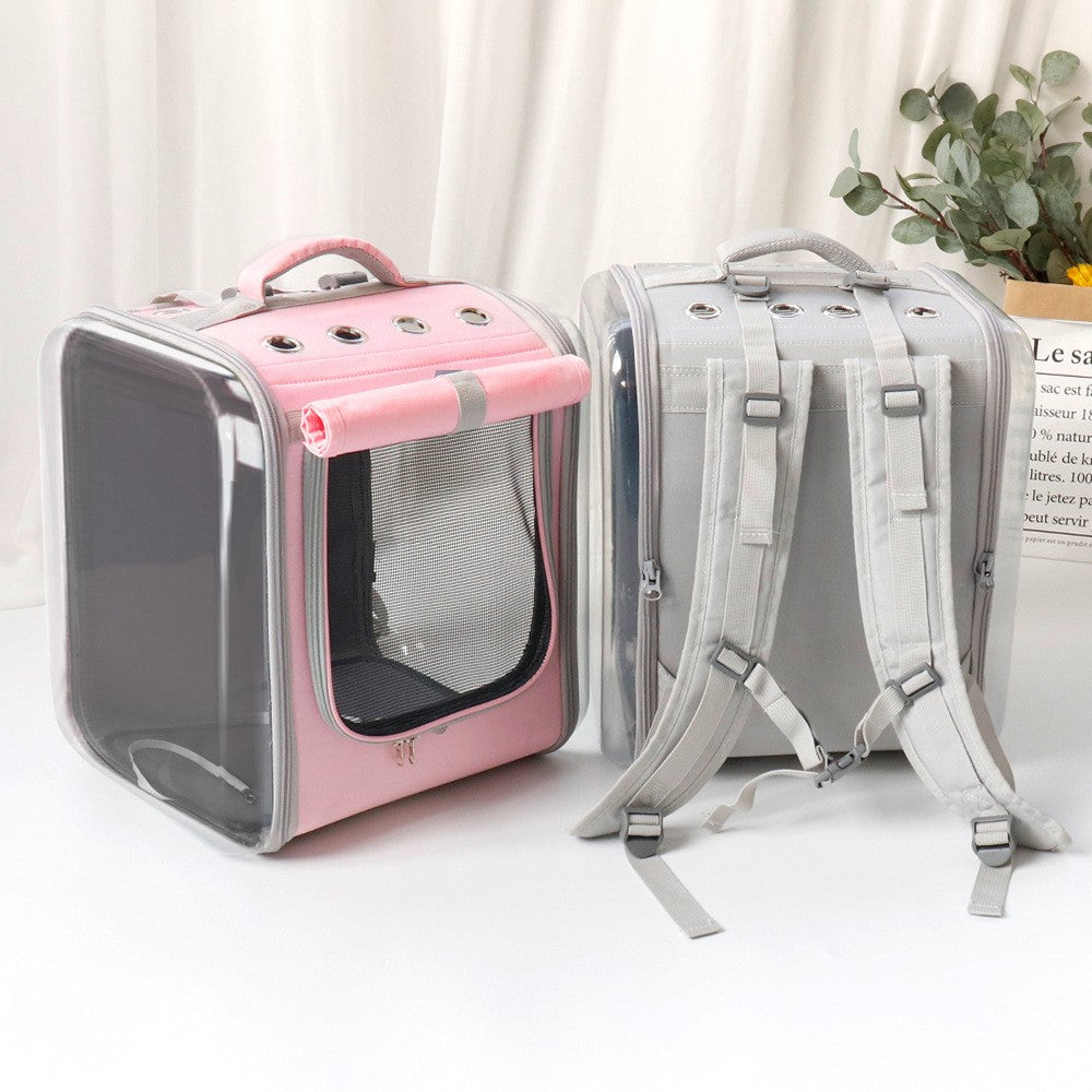 Portable Pet Backpack Go Out Travel Breathable Carry Bag