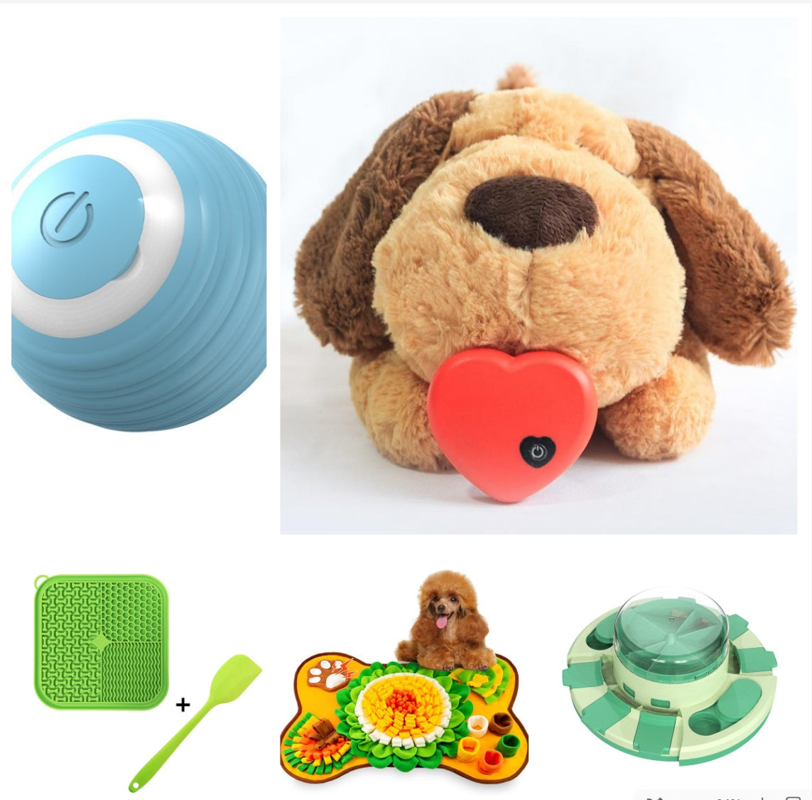 Smart Electronic Interactive Pet Ball USB Automatic Bouncing Toy