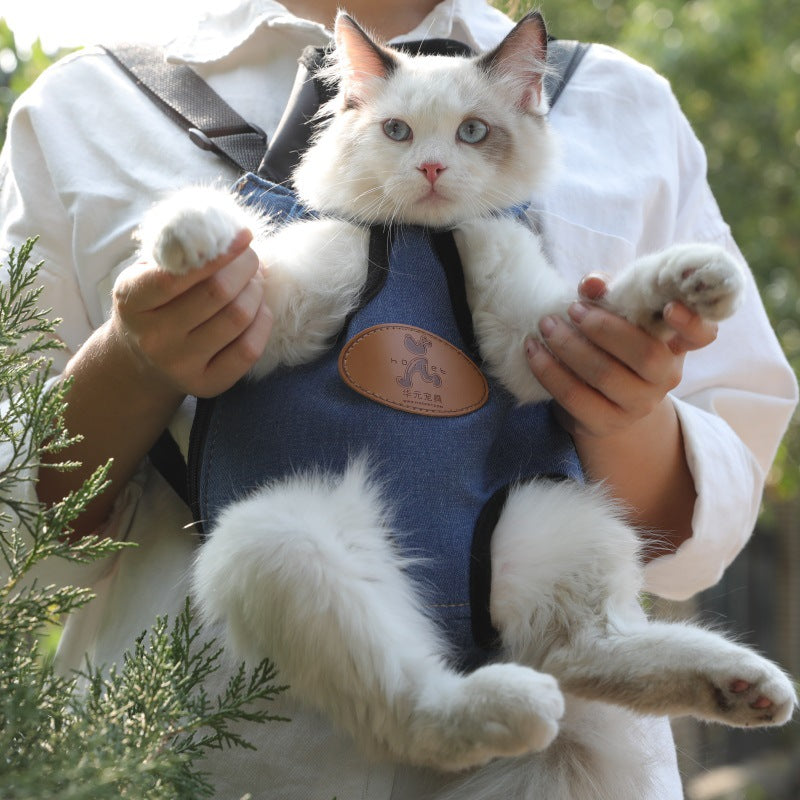 Portable Pet Backpack For Spring Outdoor Travel Adventures