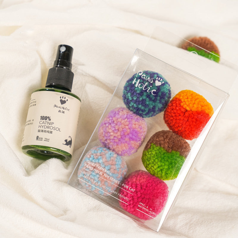 Quiet Pet Hair Ball Interactive Toy