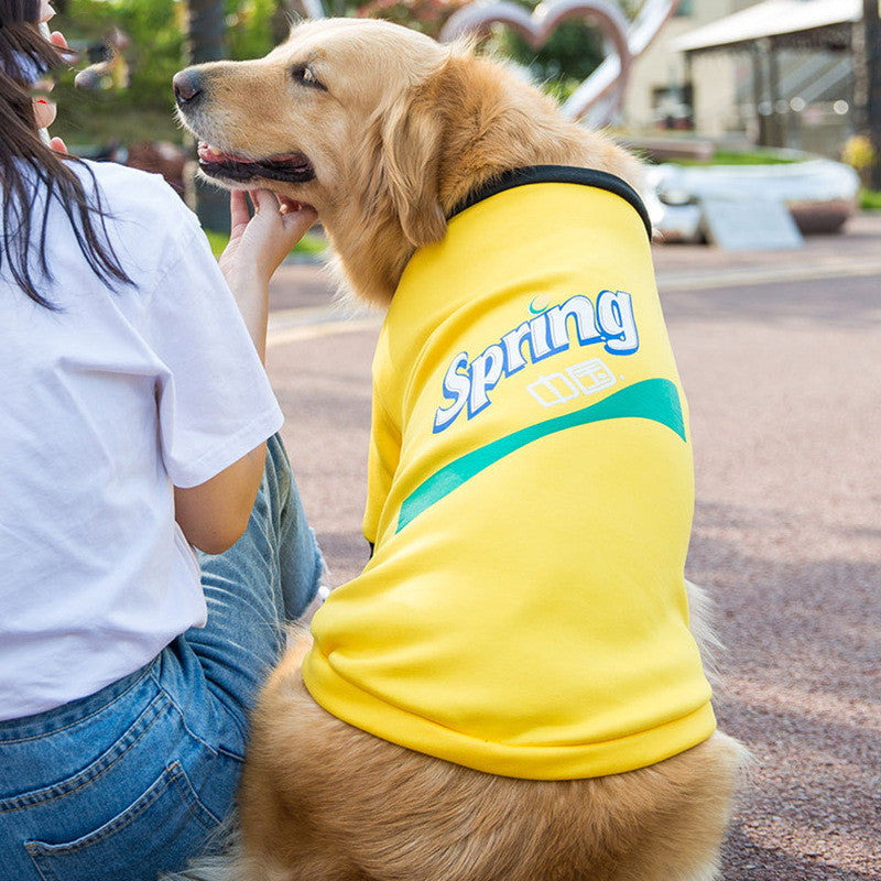 Spring Fleece Medium Large Pet Sweater Clothes