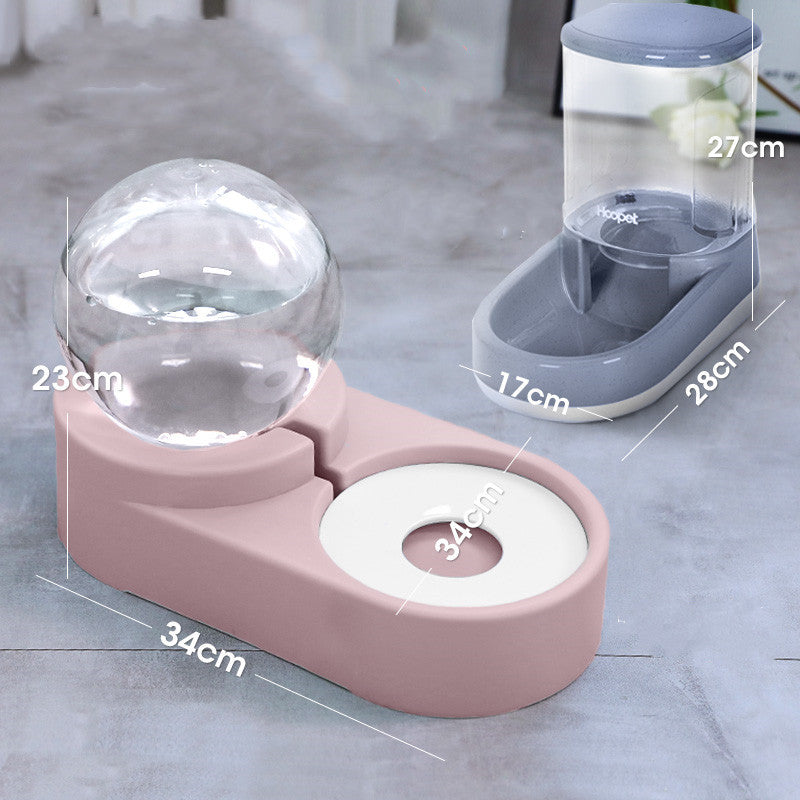 Automatic Bubble Ball Pet Food And Water Fountain Feeder