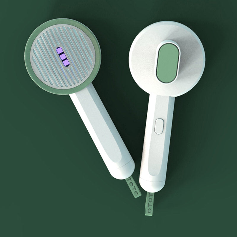 2 In 1 Pet Grooming Comb UVC Hair Detector Brush Tool