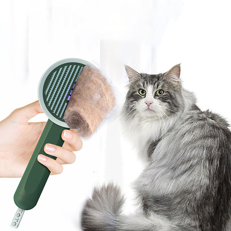 2 In 1 Pet Grooming Comb UVC Hair Detector Brush Tool
