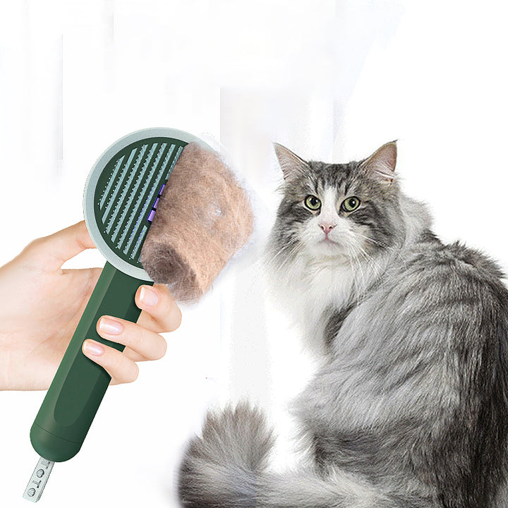 2 In 1 Pet Grooming Comb UVC Hair Detector Brush Tool
