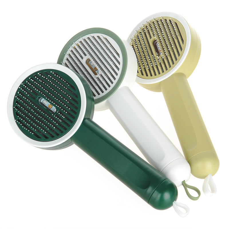 2 In 1 Pet Grooming Comb UVC Hair Detector Brush Tool