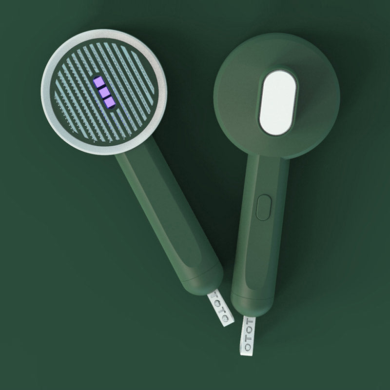 2 In 1 Pet Grooming Comb UVC Hair Detector Brush Tool