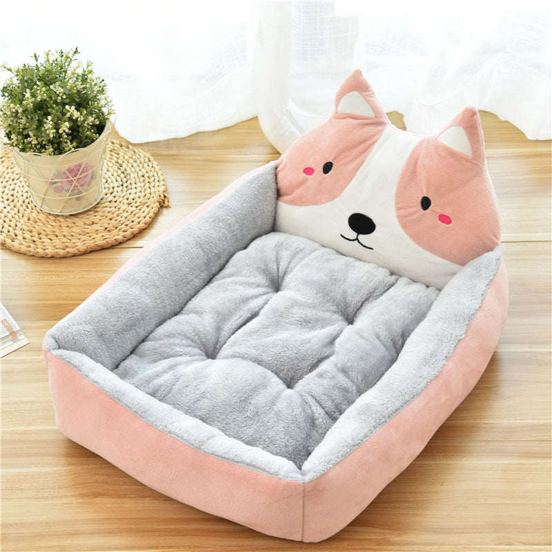 Large Cozy Soft Fleece Pet Sleeping Nest Bed