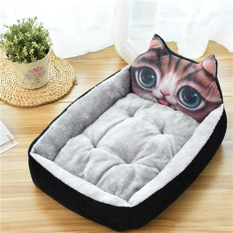 Large Cozy Soft Fleece Pet Sleeping Nest Bed