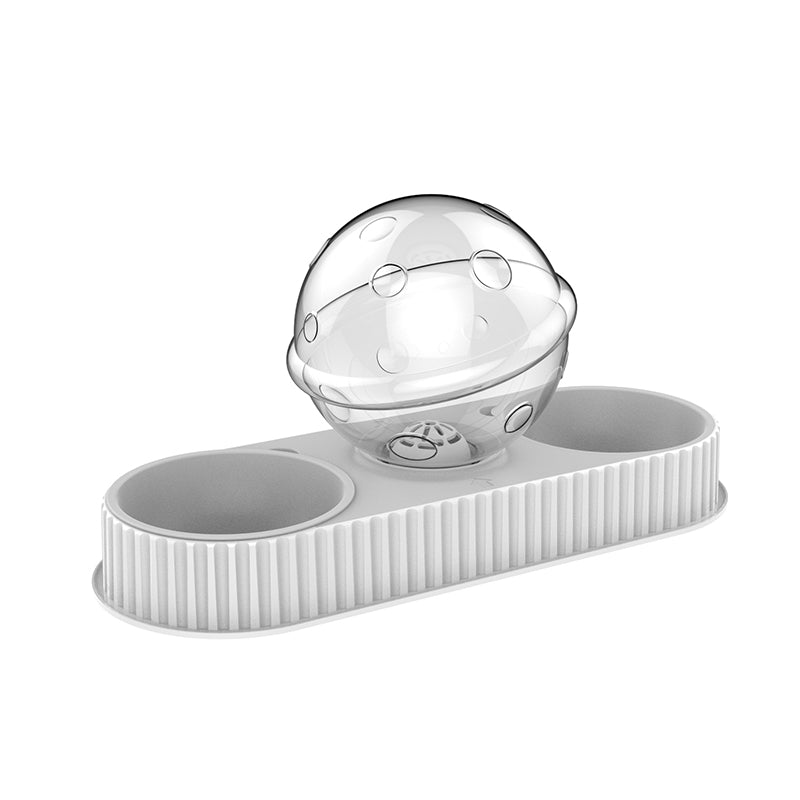 Automatic Plastic Pet Food And Water Dispenser Bowl