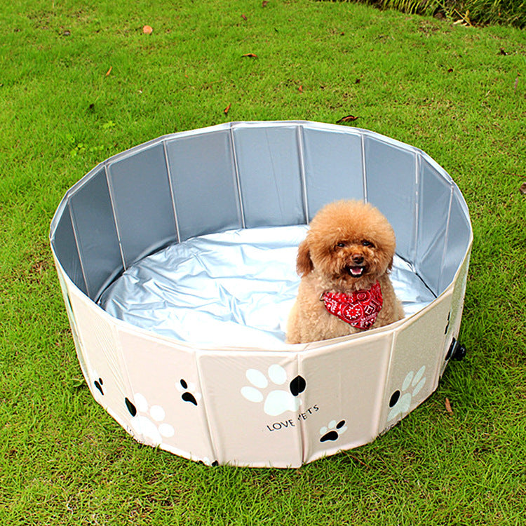 Portable Foldable Indoor Outdoor Pet Swimming Bath Tub