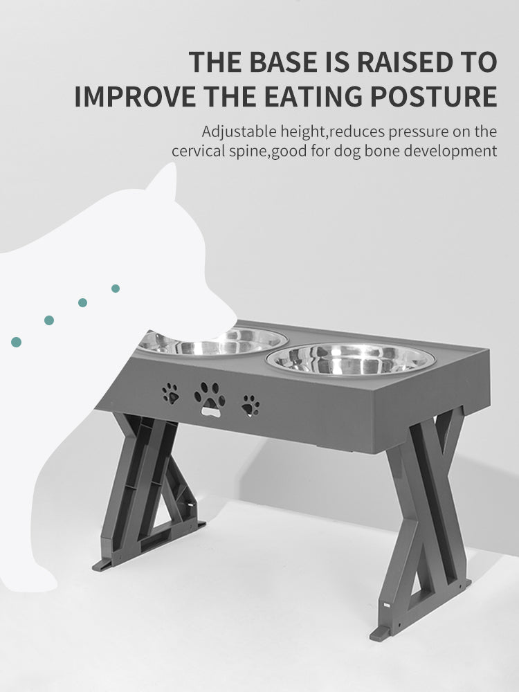 Stainless Steel Folding Pet Feeding Bowl