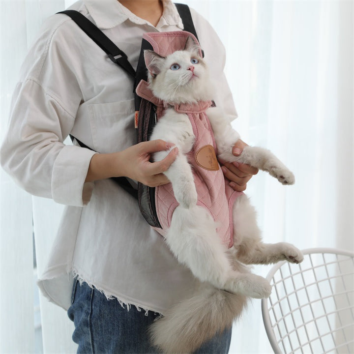 Portable Pet Backpack For Spring Outdoor Travel Adventures