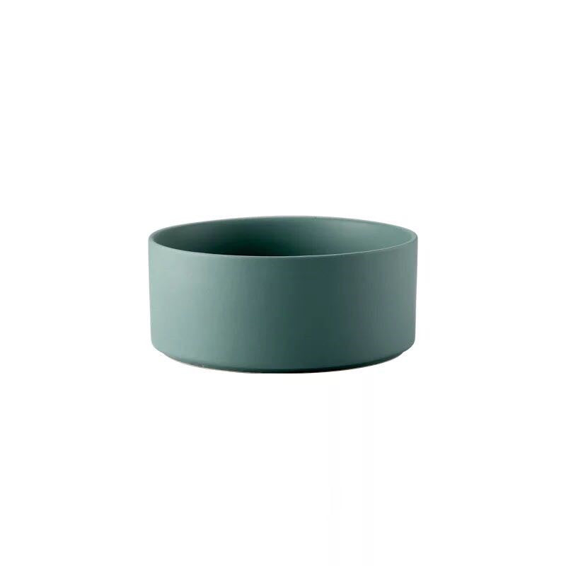 Metal Frame Ceramic Pet Feeding Bowl