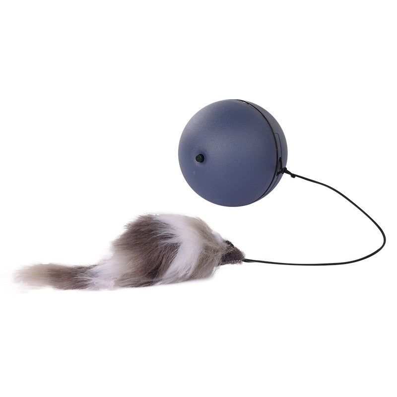 Electric Moving Pet Teaser Ball Interactive Rolling Toy