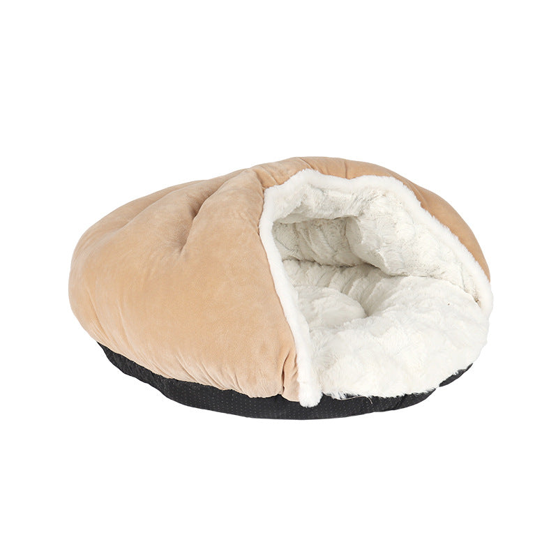 Semi Closed Slipper Style Pet Sleeping Nest