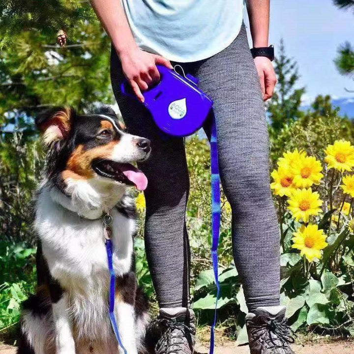 Pet Supplies Portable Water Bottle Holder Multifunctional Pet Leash