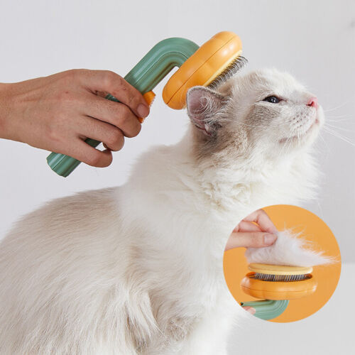 Self Cleaning Slicker Pet Grooming Brush For Hair Removal