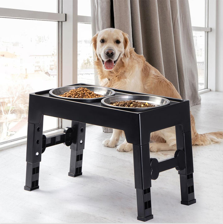 Anti Tumble Neck Support Elevated Pet Feeding Bowl Stand