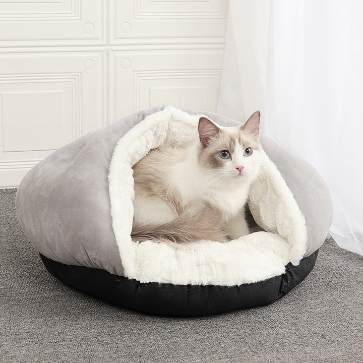 Semi Closed Slipper Style Pet Sleeping Nest