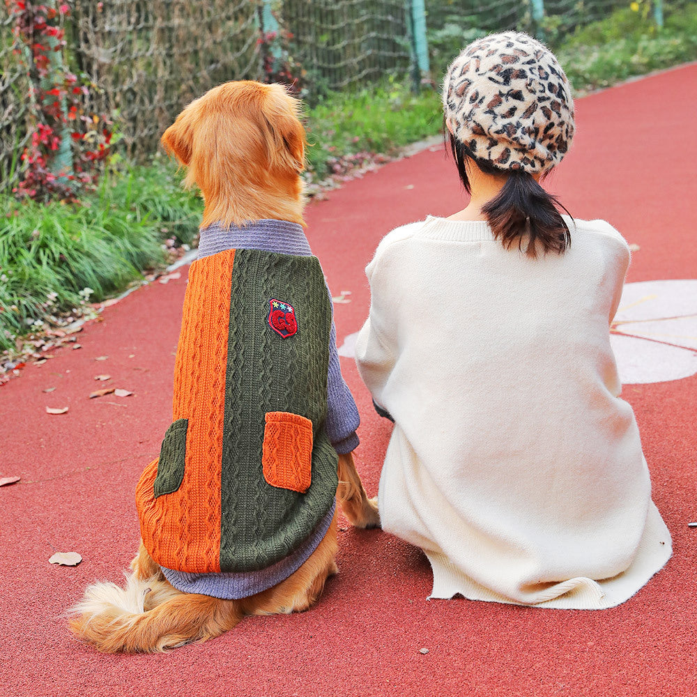 Winter Thickened Large Pet Sweater Clothes