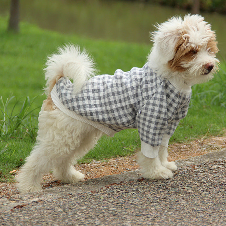 High Collar Windproof Warm Pet Sweater Fashion Clothing Outdoor Wear