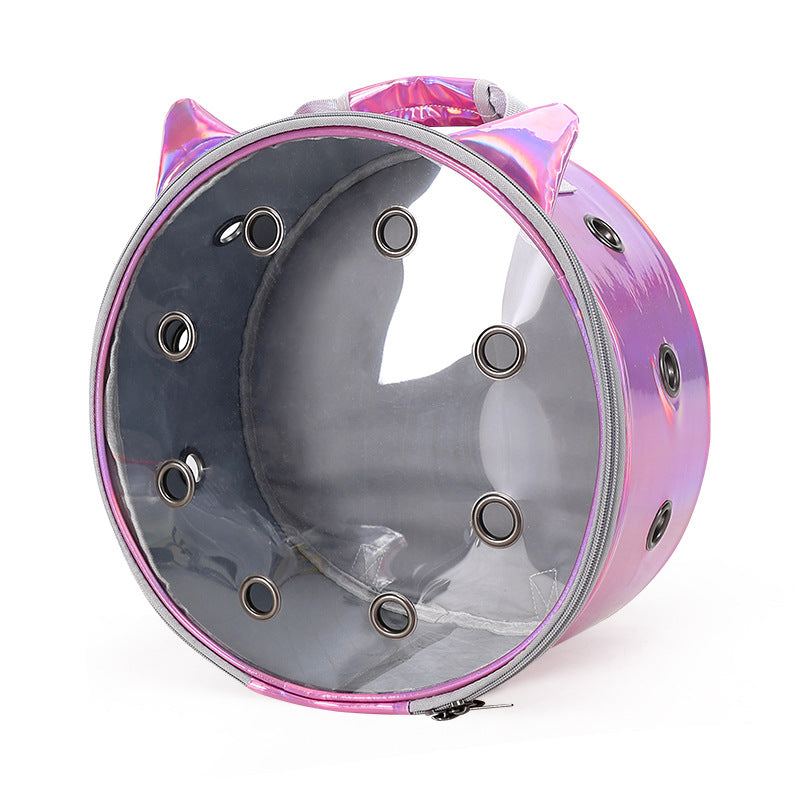 Transparent Breathable Portable Pet Backpack For Outdoor Travel