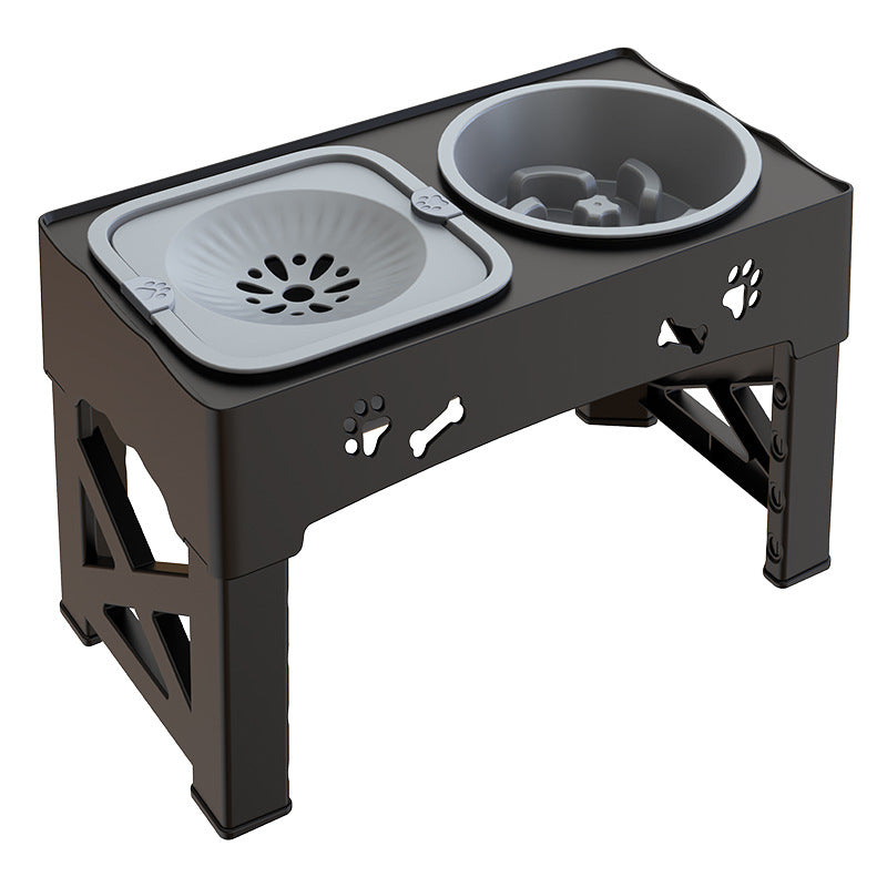 Stainless Steel Double Bowl Elevated Pet Feeder Stand