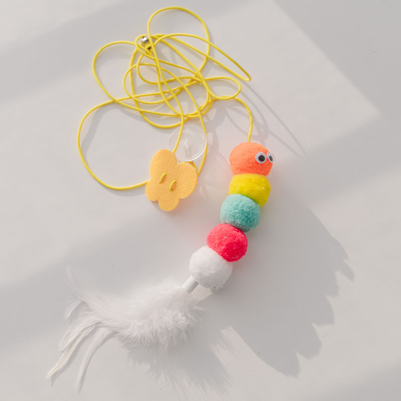 Interactive Hanging Rope Mouse Telescopic Funny Self Play Pet Toy Supplies