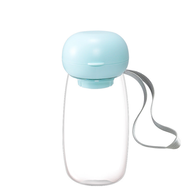 Portable Pet Water Bottle Travel Feeding Bowl High Temperature Resistant
