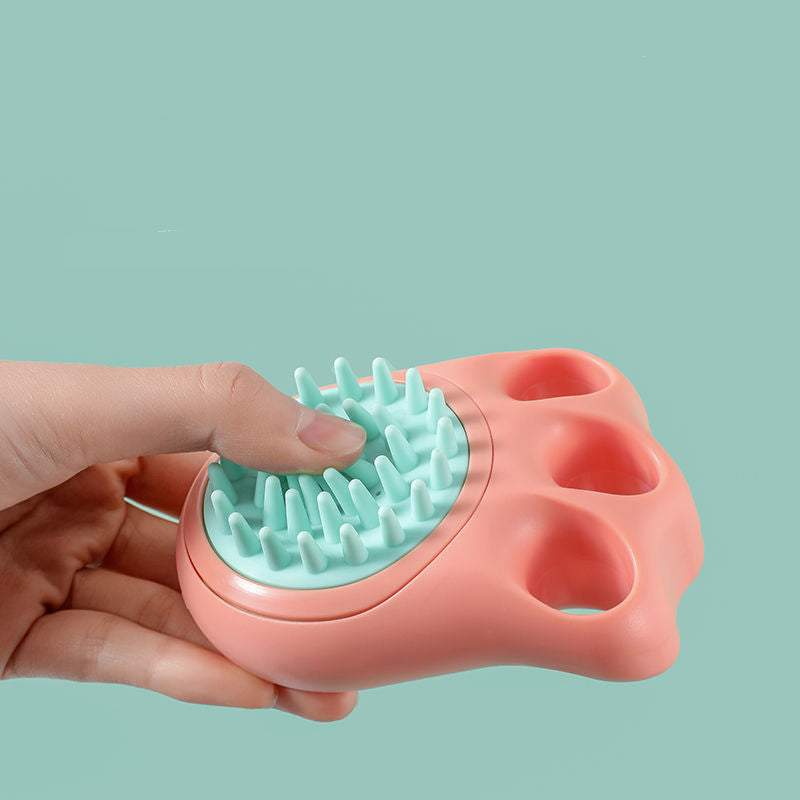 Pet Claw Bath Massage Grooming Cleaning Brush Tool
