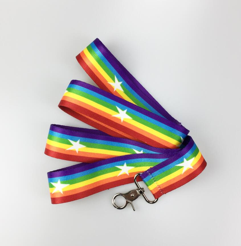 Rainbow Cool Pet Chain Leash Durable Stylish Design