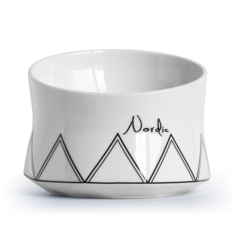 Ceramic Pet Food And Water Bowl