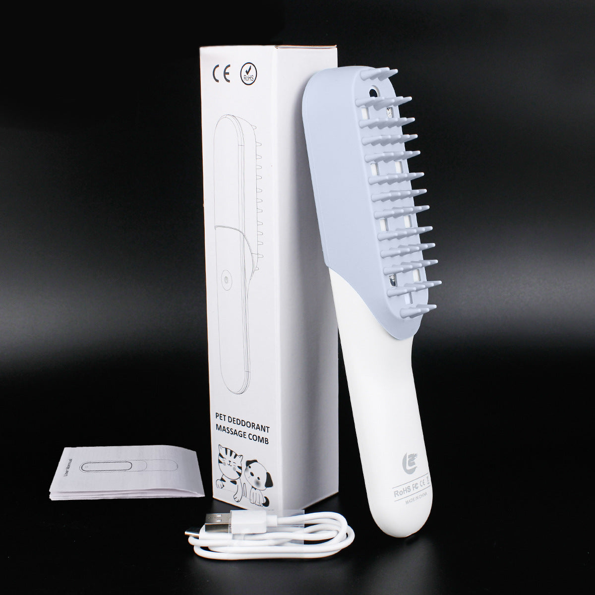 Silicone Massage Sterilization Grooming Fur Removal Pet Brush
