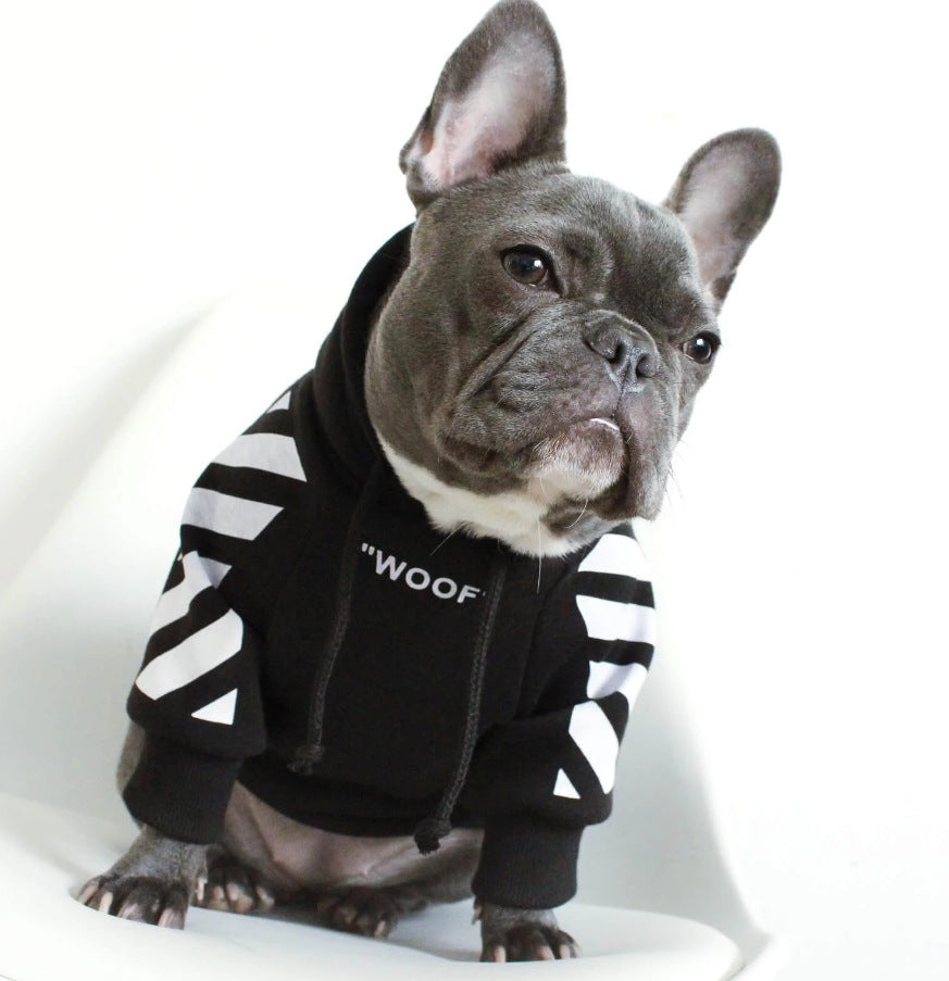 Three Stripe Sports Fashion Pet Sweater Clothes