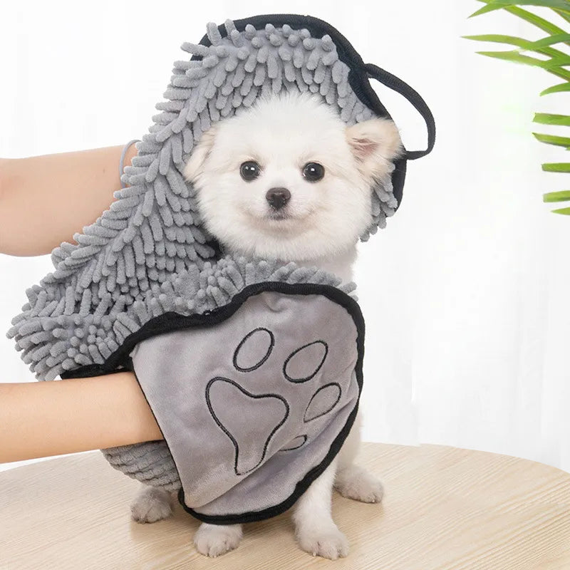 Ultra Absorbent Microfiber Quick Dry Hand Pocket Pet Towel