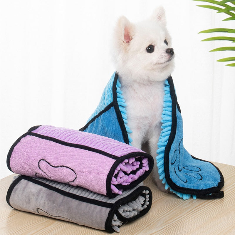 Super Absorbent Quick Drying Microfiber Pet Bathrobe Towel