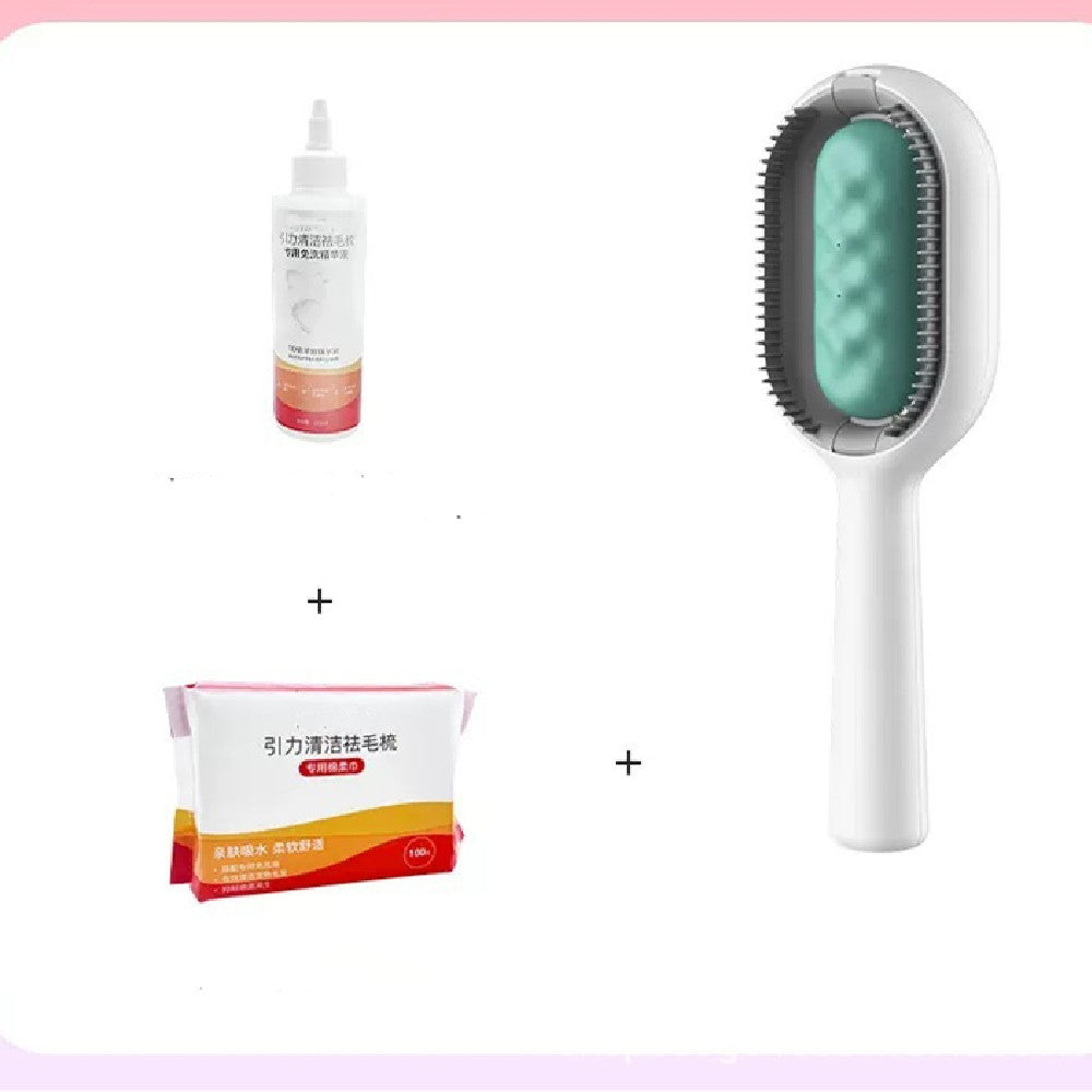 Pet Dematting Floating Hair Removal Grooming Brush With Tank