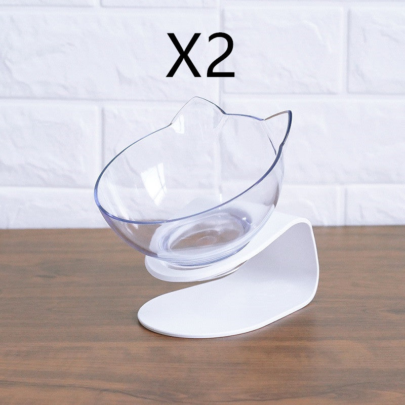 Non Slip Raised Stand Double Pet Food And Water Bowl