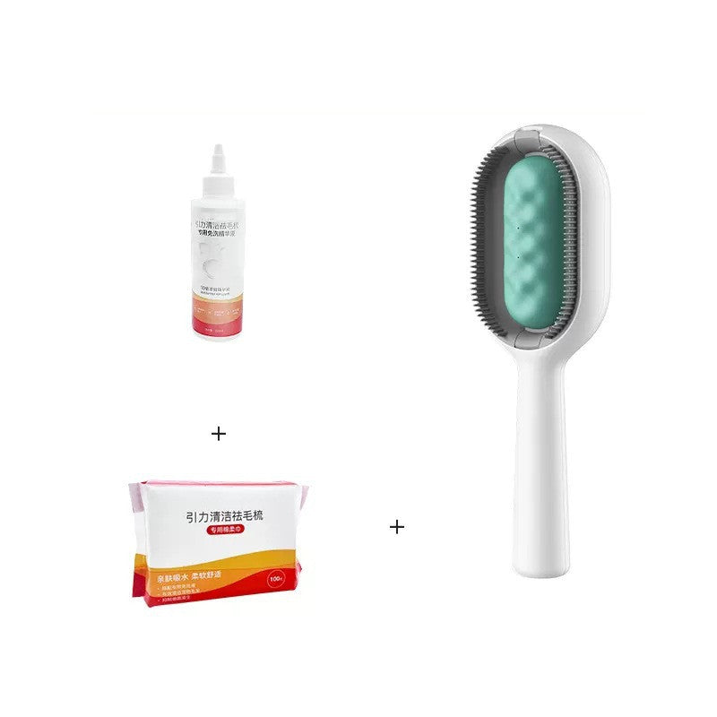 Pet Dematting Floating Hair Removal Grooming Brush With Tank