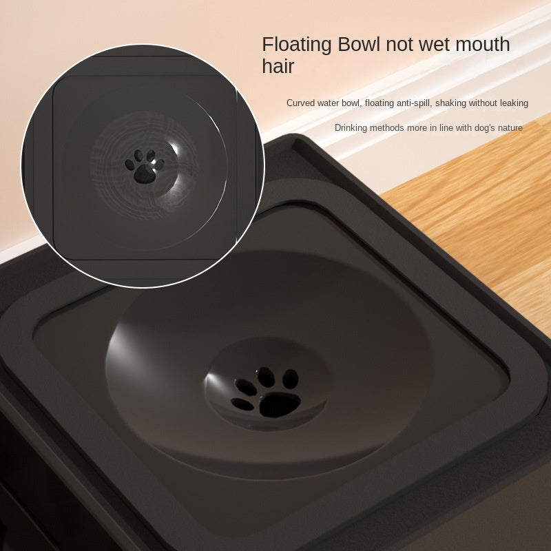 Adjustable Stainless Steel Elevated Pet Double Feeding Bowl Stand