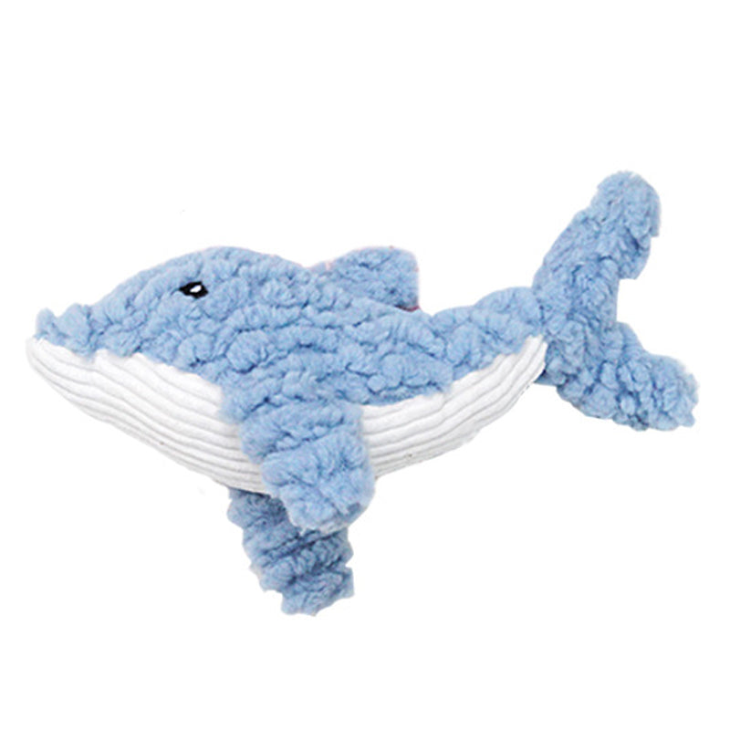 Plush Squeaky Animal Shape Bite Resistant Pet Toy For Training And Play