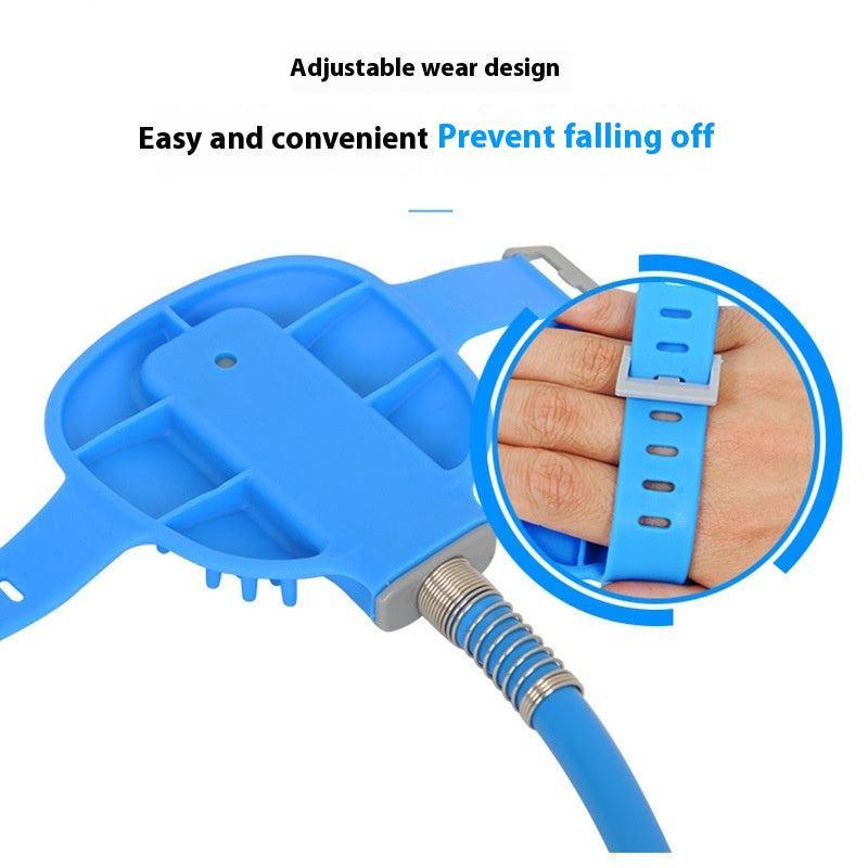 Silicone Handheld Massage Bath Shower Pet Grooming Gloves Tool